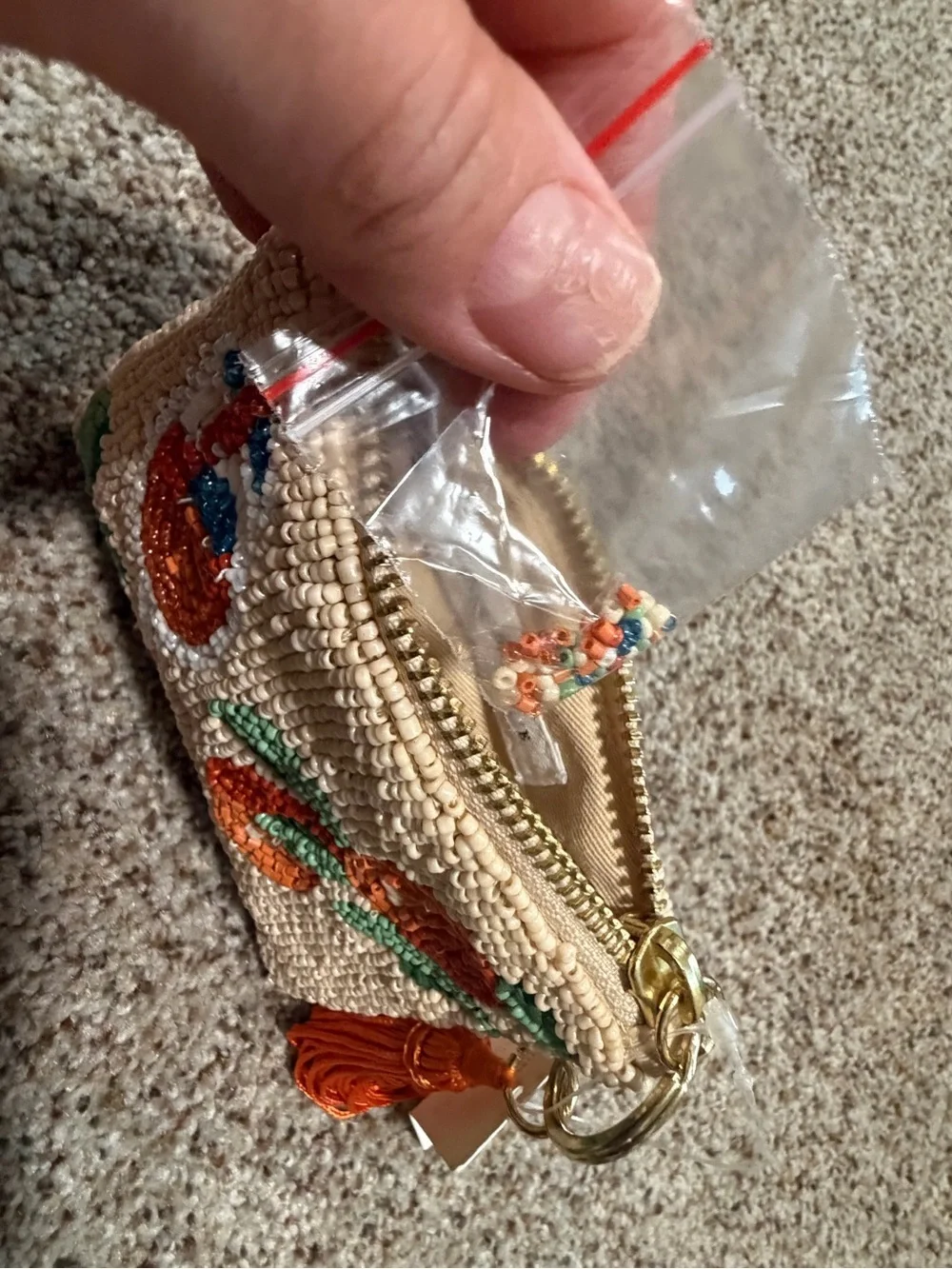 Anthropologie Beaded Coin Purse: 🍑Summer Edition🍑